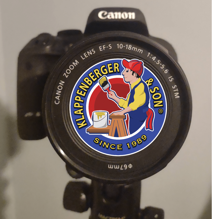 Picture of Klappenberger & Son Logo inside a camera