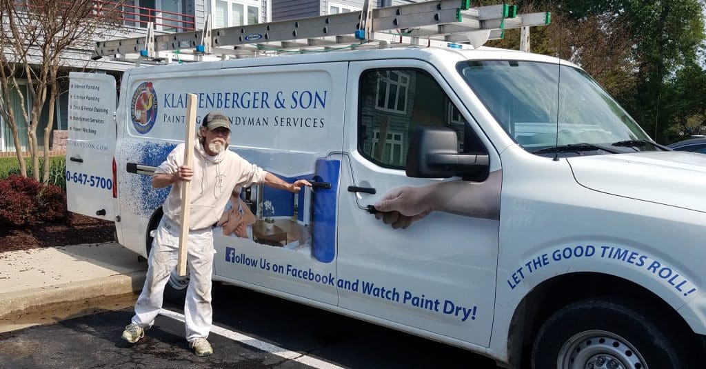 Klappenberger & Son Franchise offers handyman services as well as painting