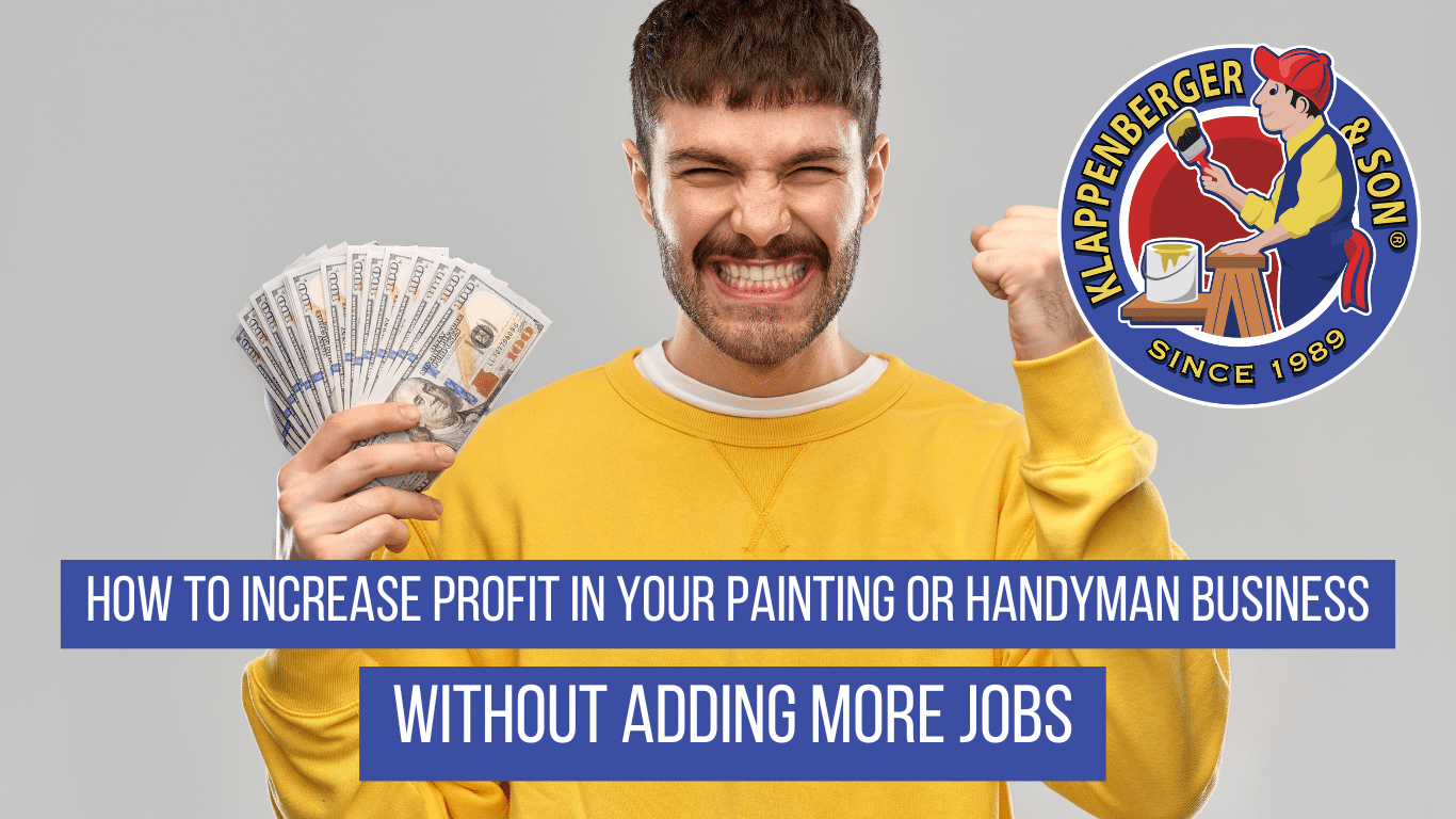 man in yellow shirt holding money - increasing profit in his painting business